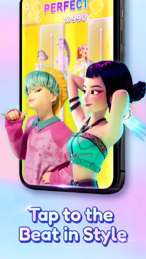 Kpop Tiles: Piano Rhythm Game screenshot