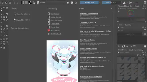 Krita screenshot 2