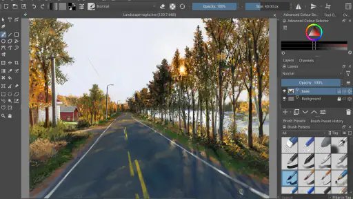 Krita screenshot 3