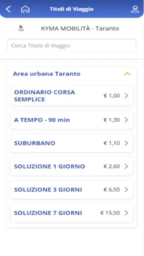 KYMA Mobilità screenshot
