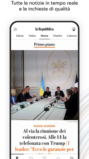 la Repubblica - news online screenshot 2