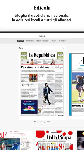 la Repubblica - news online screenshot 9