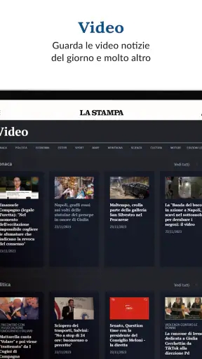 La Stampa. Notizie e Inchieste screenshot 8