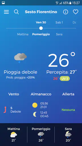 LaMMA Meteo screenshot 2