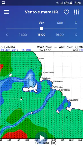 LaMMA Meteo screenshot 4