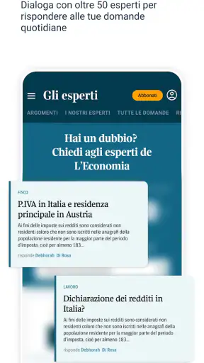 L'Economia Corriere della Sera screenshot 4
