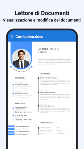 Lettore File Docx, XLS, PPT screenshot 5