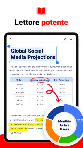 Lettore PDF - PDF Viewer, Docx screenshot 9