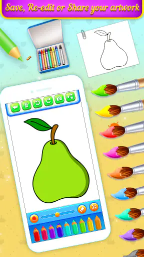 Libro da colorare di frutta screenshot 12