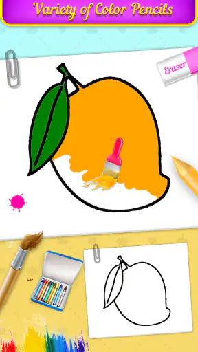 Libro da colorare di frutta screenshot 9