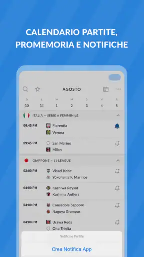 Live Calcio TV: Risultati screenshot 6