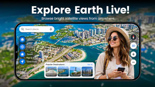 Live Earth Maps Satellite View screenshot 1