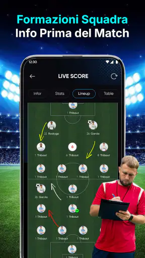 Live Score - Risultati calcio screenshot 12