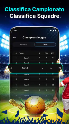 Live Score - Risultati calcio screenshot 5