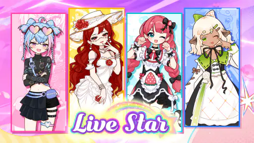 Live Star: YOYO Dress Up Games screenshot 1