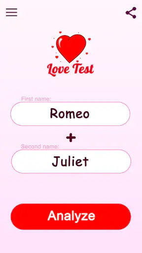 Love Test - Test d'Amore screenshot 1