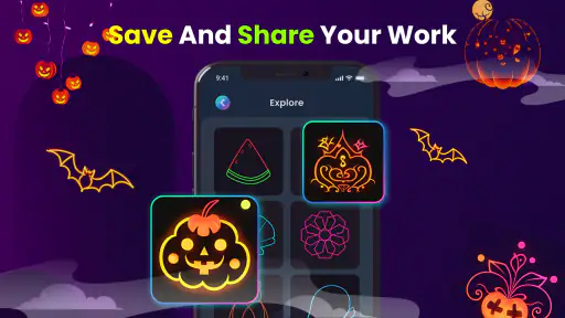 Magic Doodle: Glow Art Drawing screenshot 10