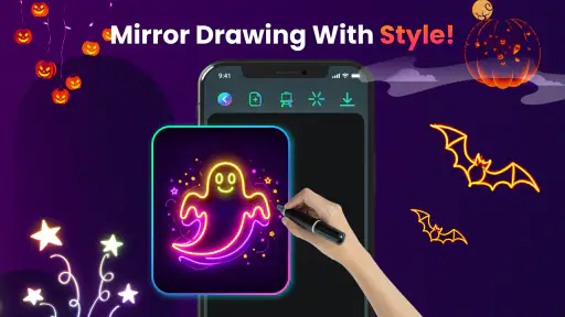 Magic Doodle: Glow Art Drawing screenshot 9