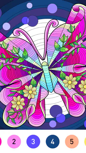 Mandala Color by Number Book screenshot 10