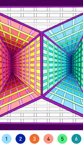 Mandala Color by Number Book screenshot 4