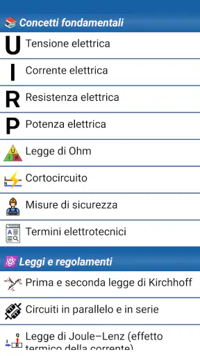 Manuale dell’elettricista screenshot 9