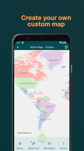 Mapchart screenshot 1
