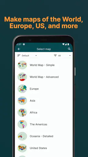Mapchart screenshot 2