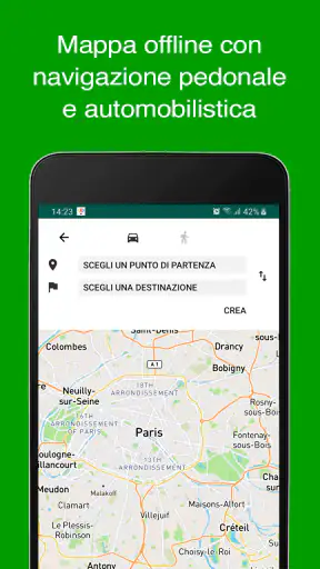 Mappa di Parigi offline + Guid screenshot