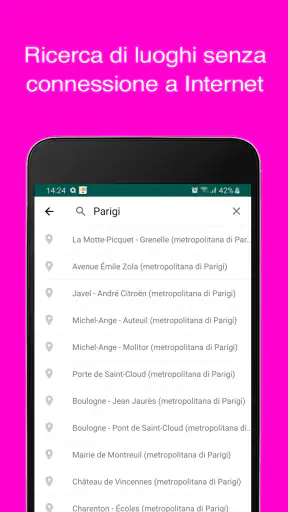 Mappa di Parigi offline + Guid screenshot