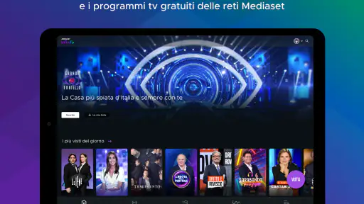 Mediaset Infinity Italia screenshot