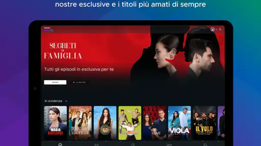 Mediaset Infinity Italia screenshot