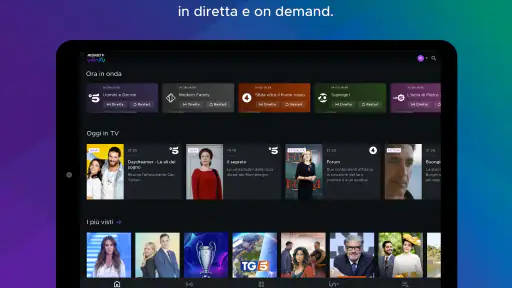 Mediaset Infinity Italia TV screenshot 7