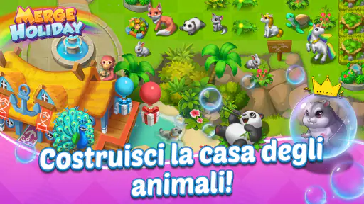 Merge Holiday: Garden & Pet screenshot 11