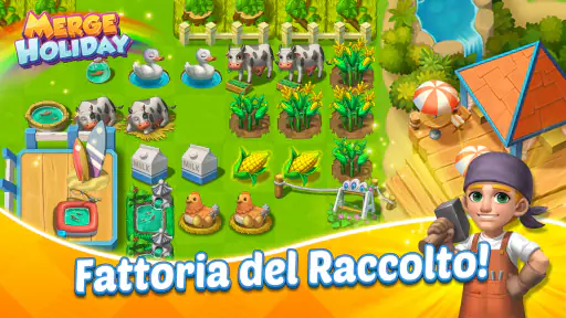 Merge Holiday: Garden & Pet screenshot 9