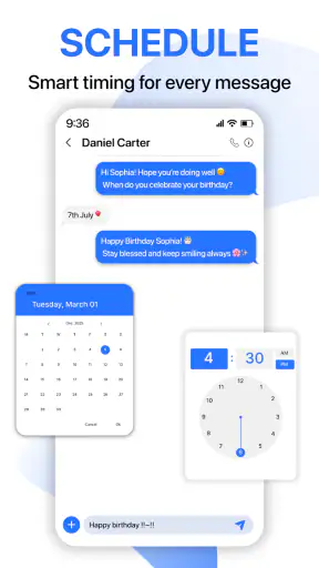 Messages: SMS, Messenger, Home screenshot 3