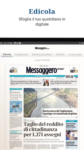 Messaggero Veneto screenshot