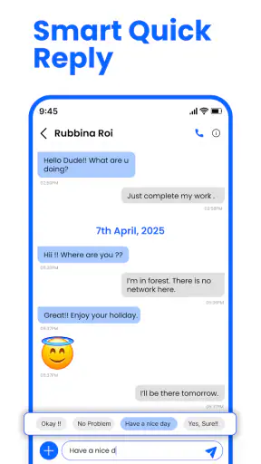 Messenger: SMS Home Launcher screenshot 6