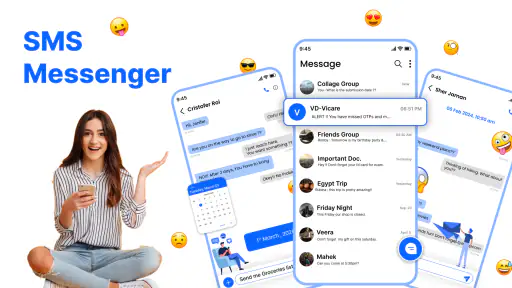 Messenger: SMS Home Launcher screenshot 7