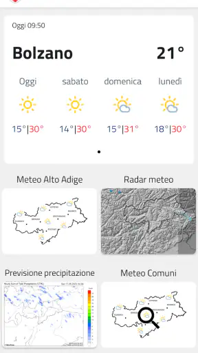 Meteo Alto Adige screenshot 1