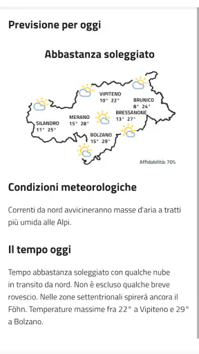 Meteo Alto Adige screenshot 2
