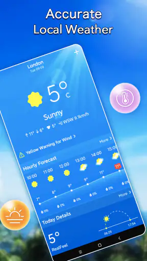 Meteo locale：Widget Previsioni screenshot 3