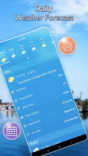 Meteo locale：Widget Previsioni screenshot 4