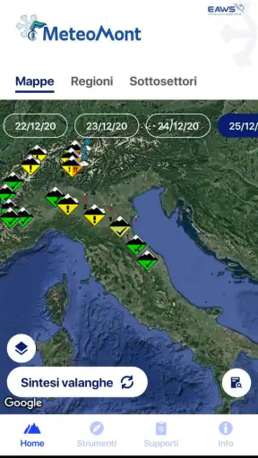 Meteomont screenshot