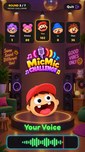 Micmic Fun: Voice Challenge screenshot 1