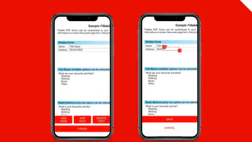 Modificare PDF firma, scrivere screenshot 1