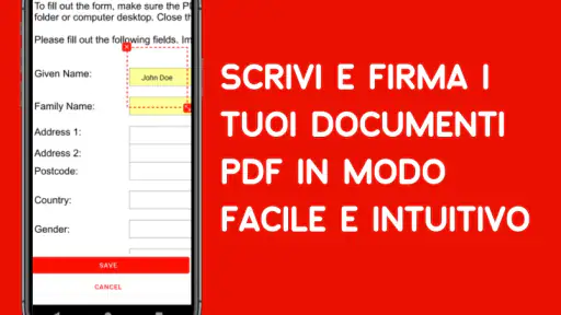 Modificare PDF firma, scrivere screenshot 2