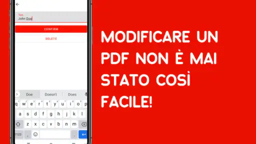 Modificare PDF firma, scrivere screenshot 4
