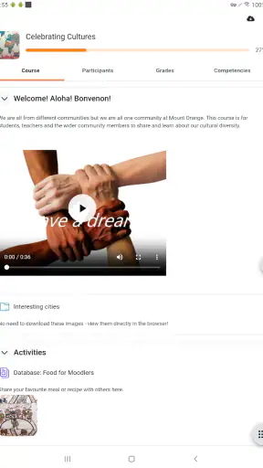 Moodle screenshot 9