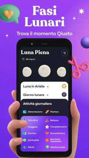 Moonly — Calendario lunare screenshot 2