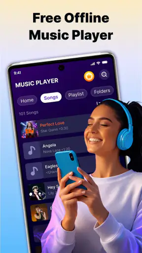Music Player & MP3 Offline screenshot 1